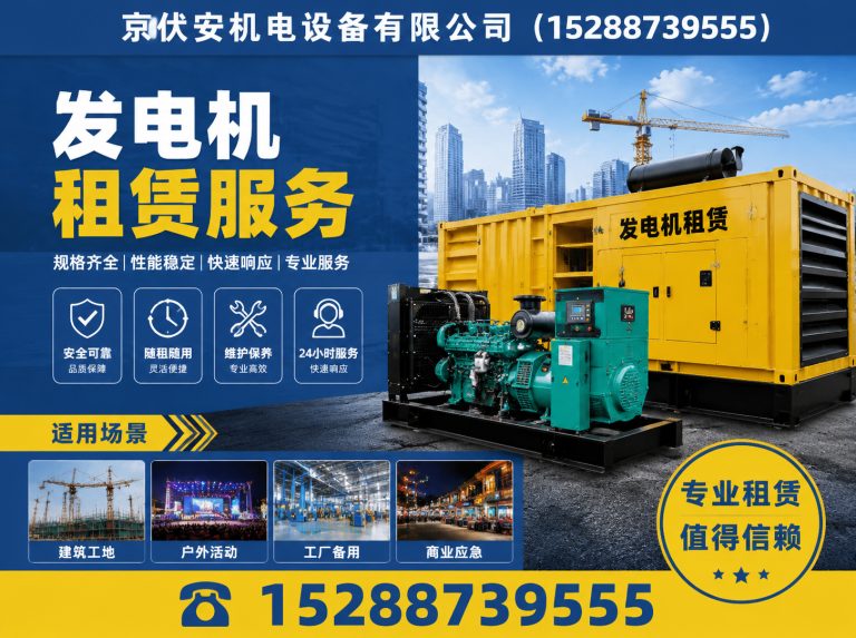 临高柴油发电机组出租展示图